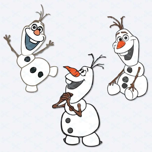 Новый год Олаф Снеговик Олаф