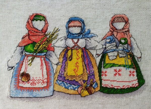 Народный костюм рисование