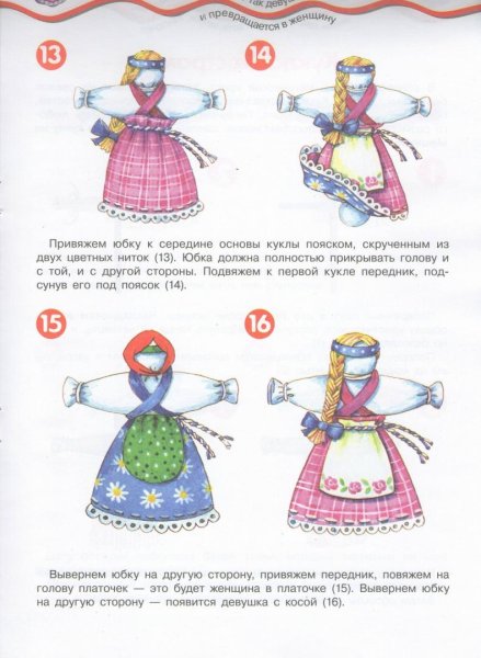 Эскиз куклы оберега