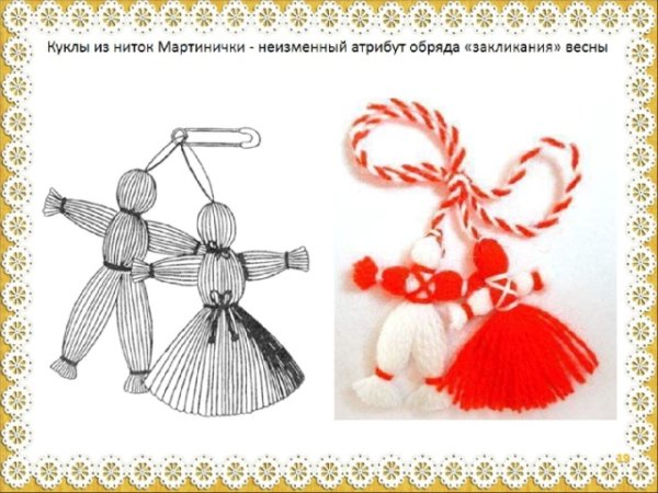 Тряпичная кукла рисунок