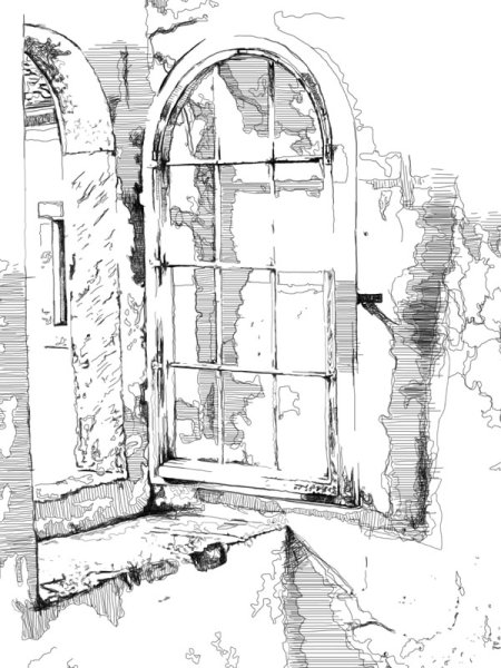 Нарисовать разбитое окно