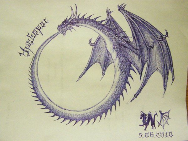 Змей Уроборос Ведьмак