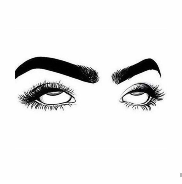 Брови силуэт