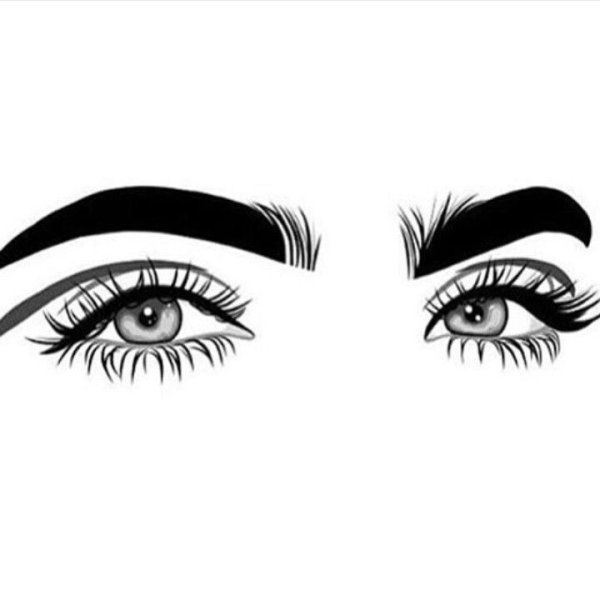 Брови рисунок