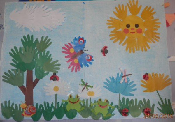 Коллективная работа на тему лето