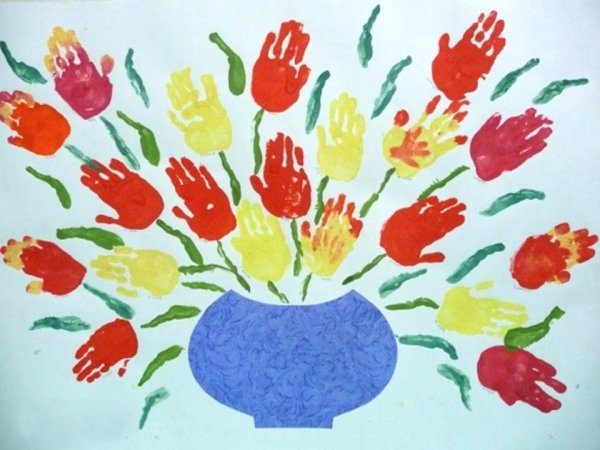 Рисование ладошками для детей