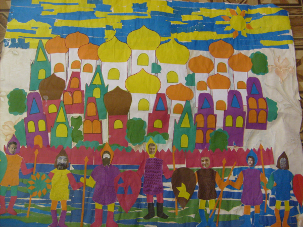 Коллективное рисование ладошками