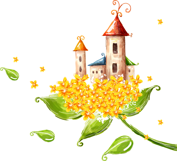 Сказочный цветочный город