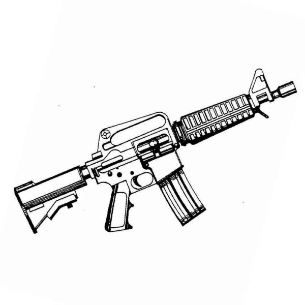 М416 из ПАБГ чертеж