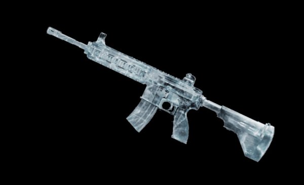 PUBG mobile m416 ледник