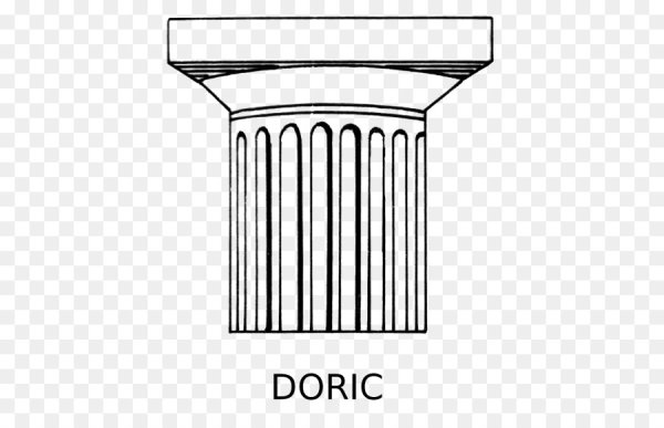 Колонна дорического ордера рисунок