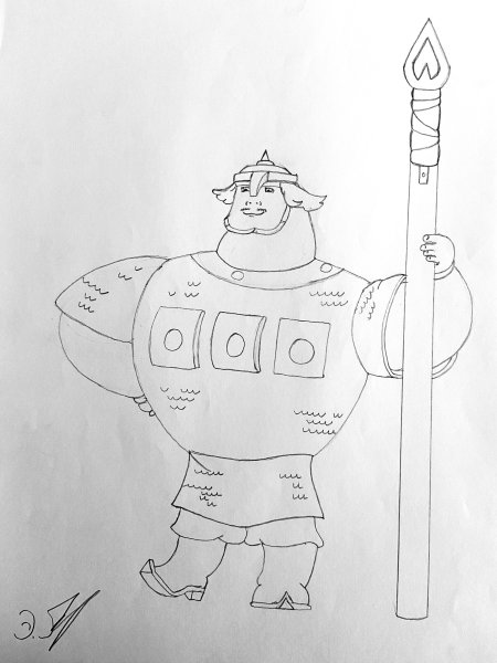 Разукрашку Илья Муромца