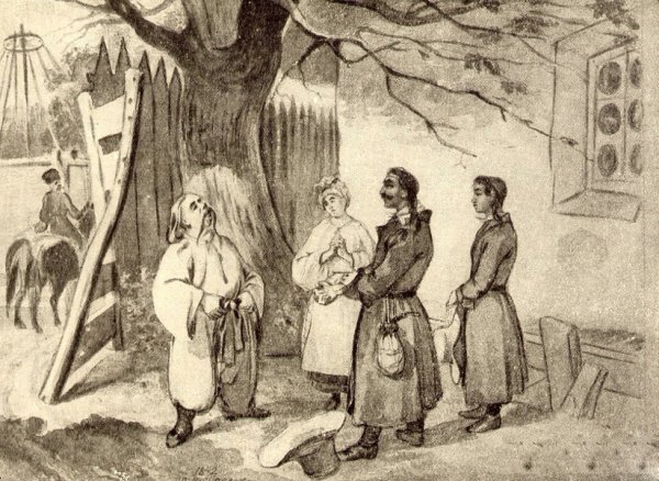 Т Г Шевченко встреча Тараса бульбы с сыновьями