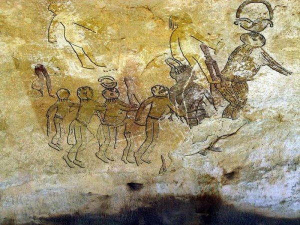 Древние пришельцы петроглифы