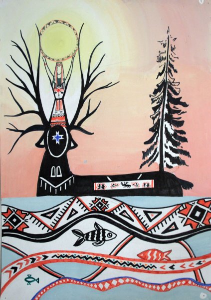 Удмуртские мотивы в изобразительном искусстве