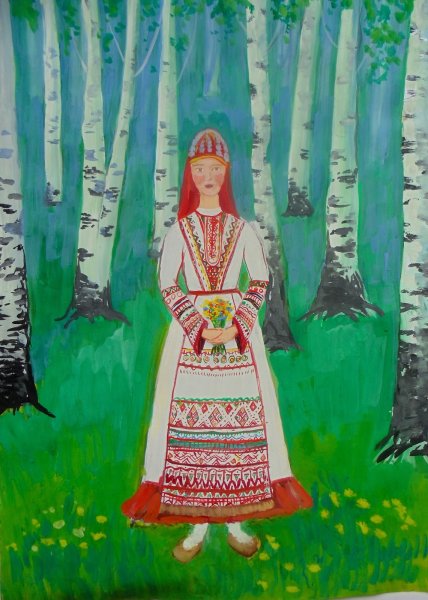 Удмуртия рисунок