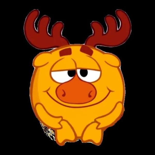 Смешарики раскраска Лосяш