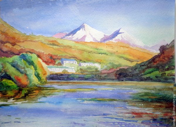 Корякский вулкан Камчатка картина масло