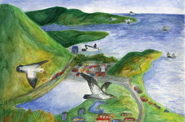 Камчатка рисунок