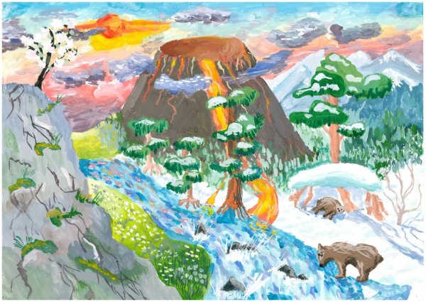 Камчатка рисунок