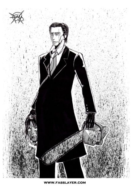 Американский психопат Патрик Бейтман арт