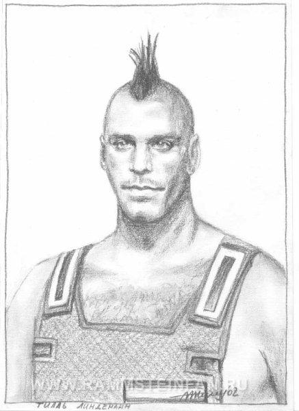 Тилль Линдеманн арт