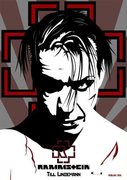 Тилль Линдеманн арт