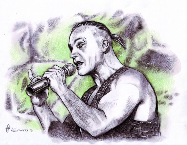 Тилль Линдеманн арт