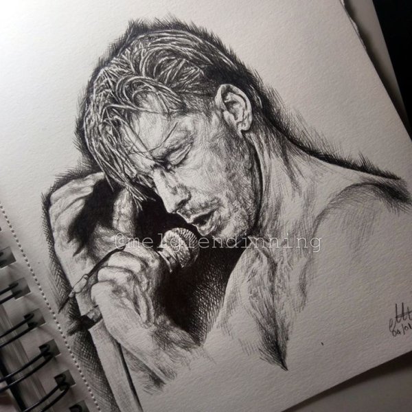 Тилль Линдеманн арт