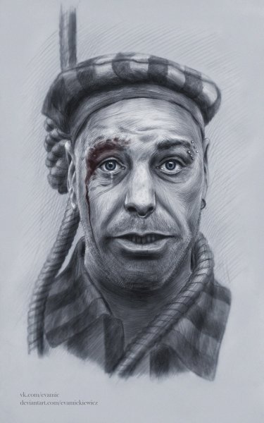 Rammstein Тилль портрет