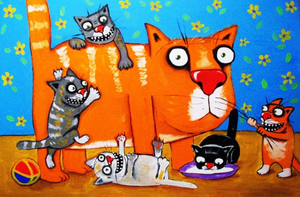 Вася Ложкин картины семья