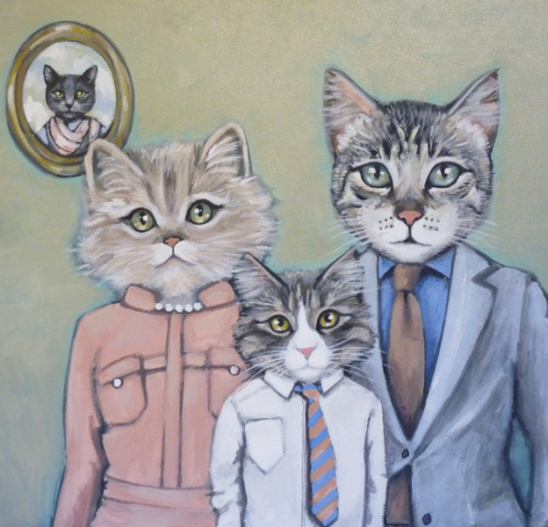 Семейный портрет с котом