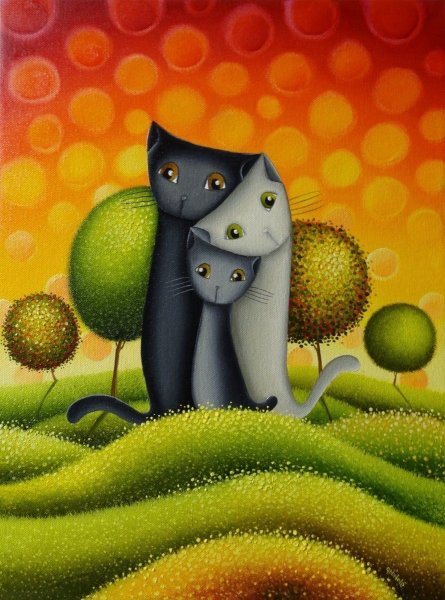 Семья котов