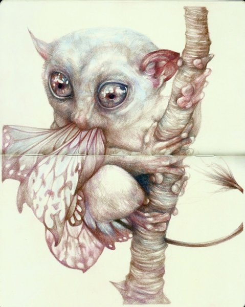 Монстрик карандашом