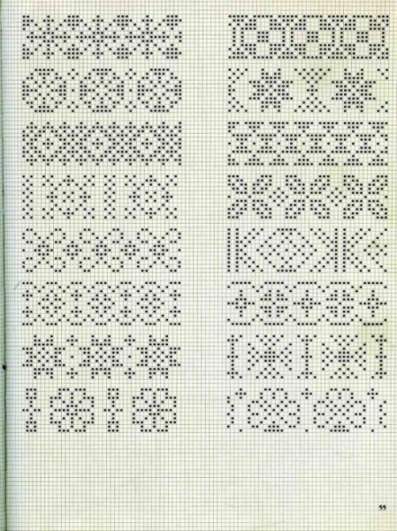 Fair Isle Knitting patterns схемы