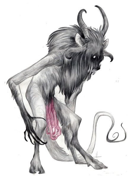 Несуществующие животные карандашом