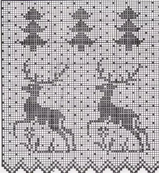 Жаккард олени схема