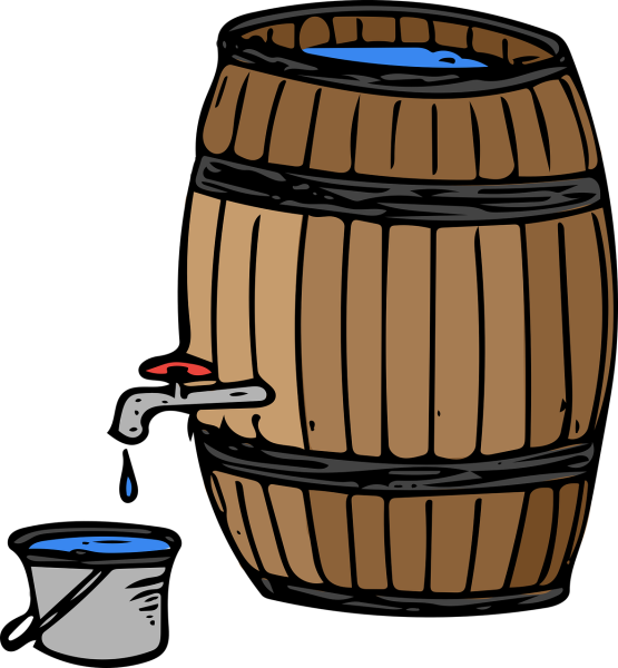 Прозрачная бочка