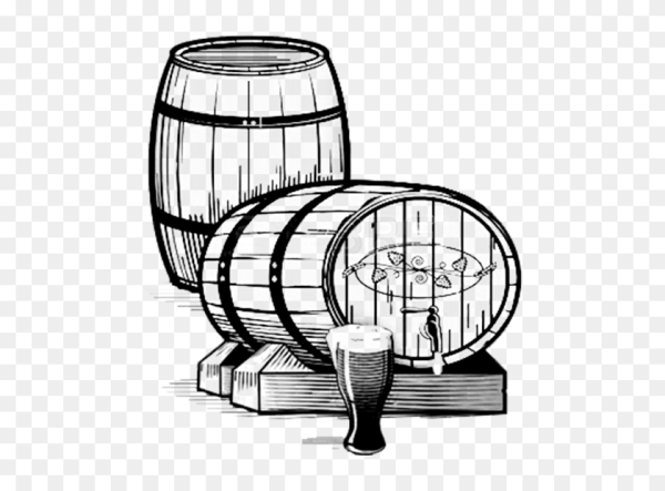 Бочка пива вектор