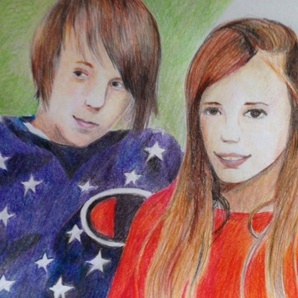 Как рисовать Даню и Киру чтобы они были детками