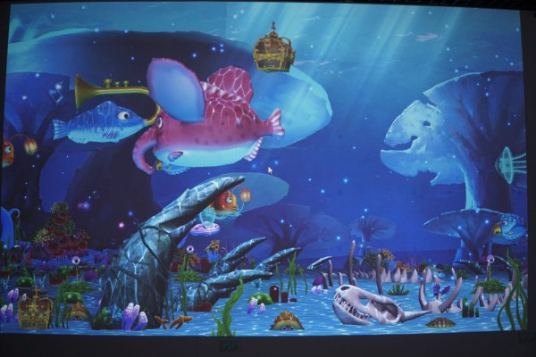 Интерактивная стена Ожившие рисунки