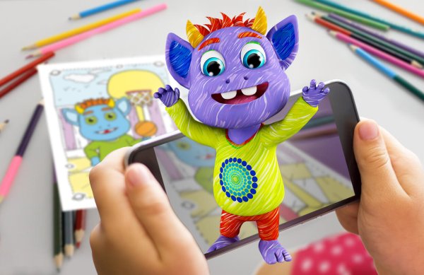 Оживающие раскраски