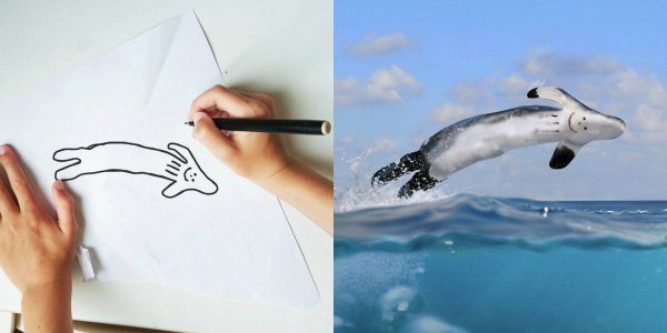 Рисунки детей в реальности