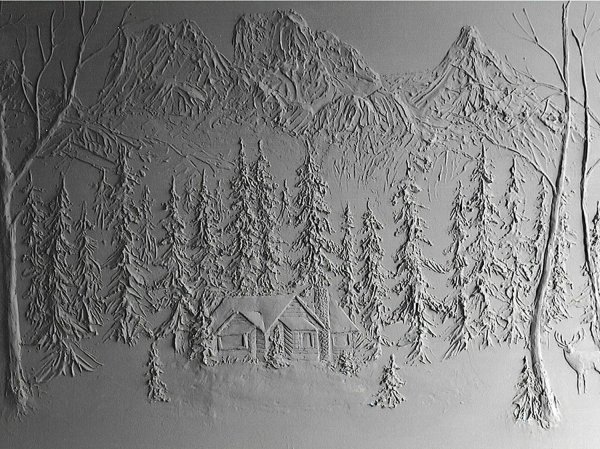 Узоры из штукатурки