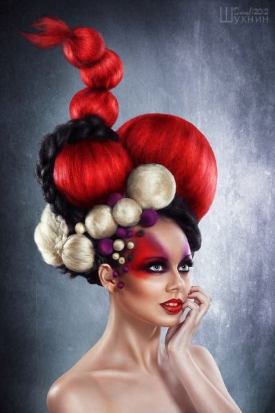 Разработка эскизов прически