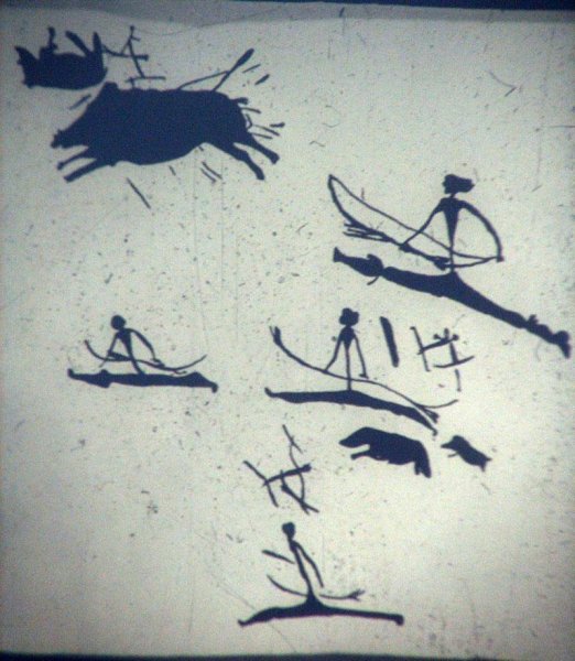 Мезолит Наскальная живопись рыболовство