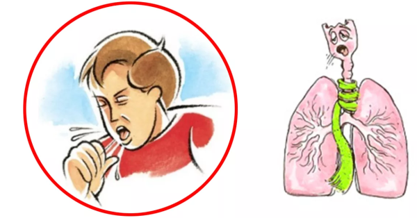 Человек кашляет