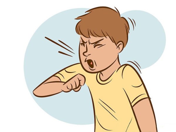 Кашель иллюстрация