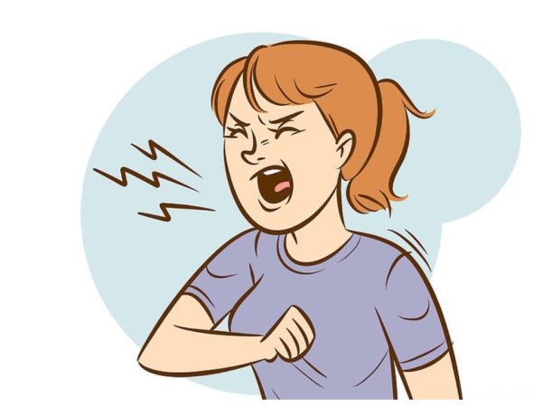 Кашляет рисунок