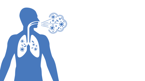 Человек кашляет